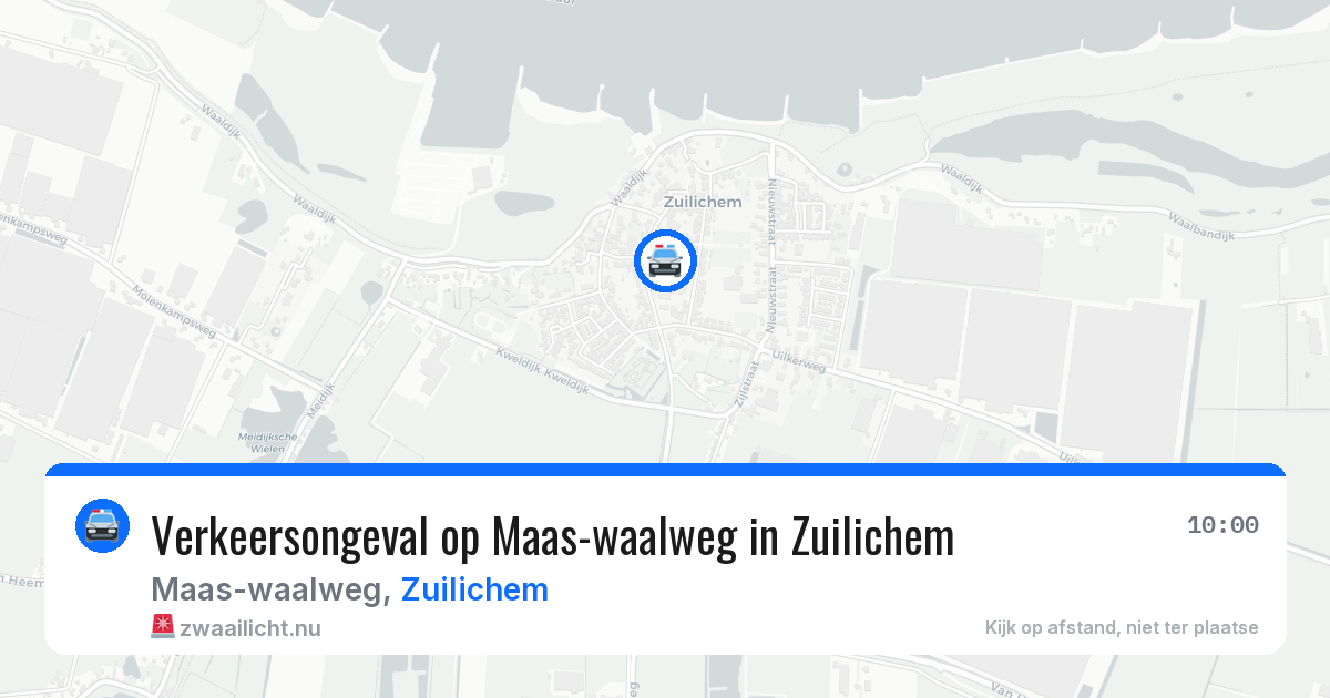 Verkeersongeval op Maas-waalweg in Zuilichem — 11 feb 2026