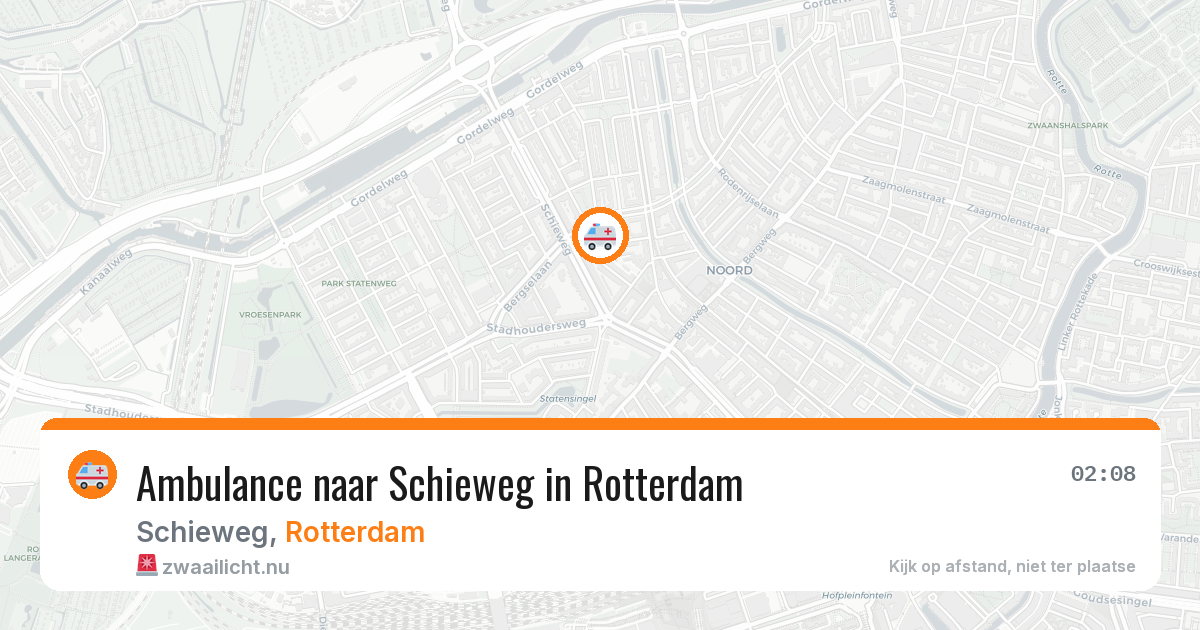 Ambulance naar Schieweg in Rotterdam — 19 jul 2026
