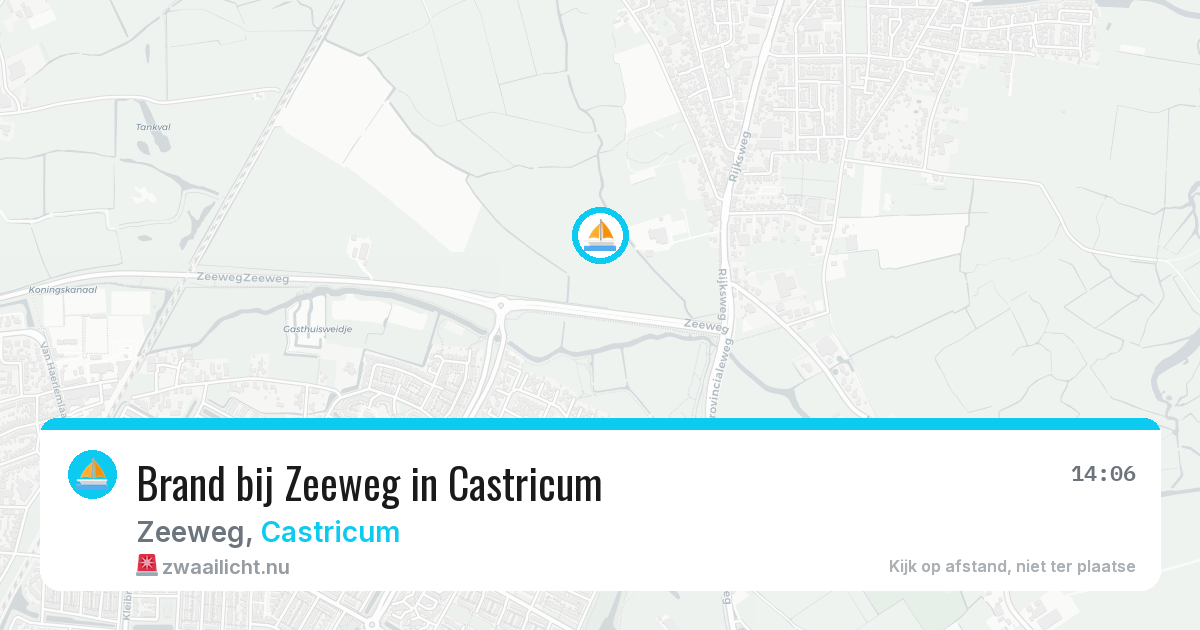 Brand bij Zeeweg in Castricum — 12 jul 2026