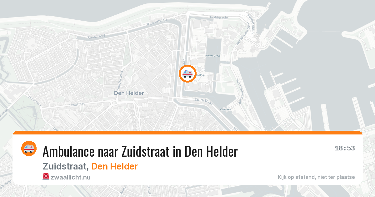 Ambulance naar Zuidstraat in Den Helder — 3 jun 2026
