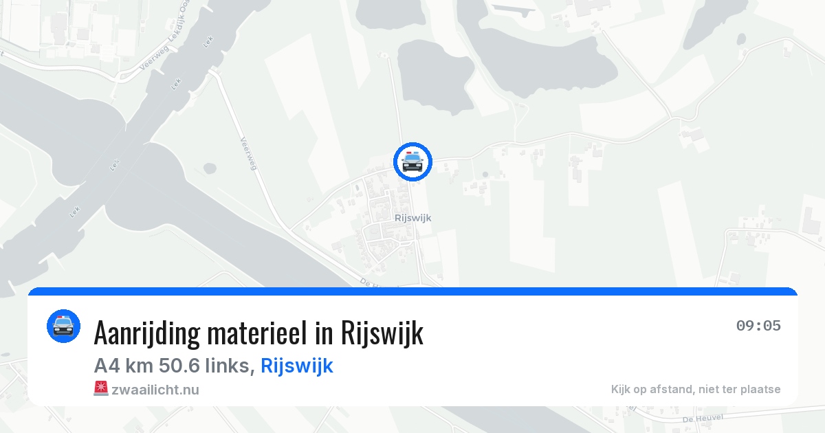 Aanrijding materieel in Rijswijk — 18 mrt 2026