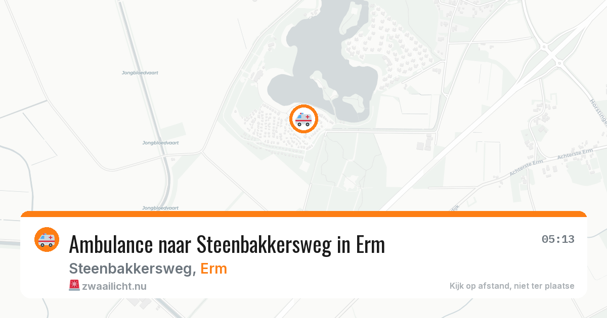 Ambulance naar Steenbakkersweg in Erm — 23 mei 2026