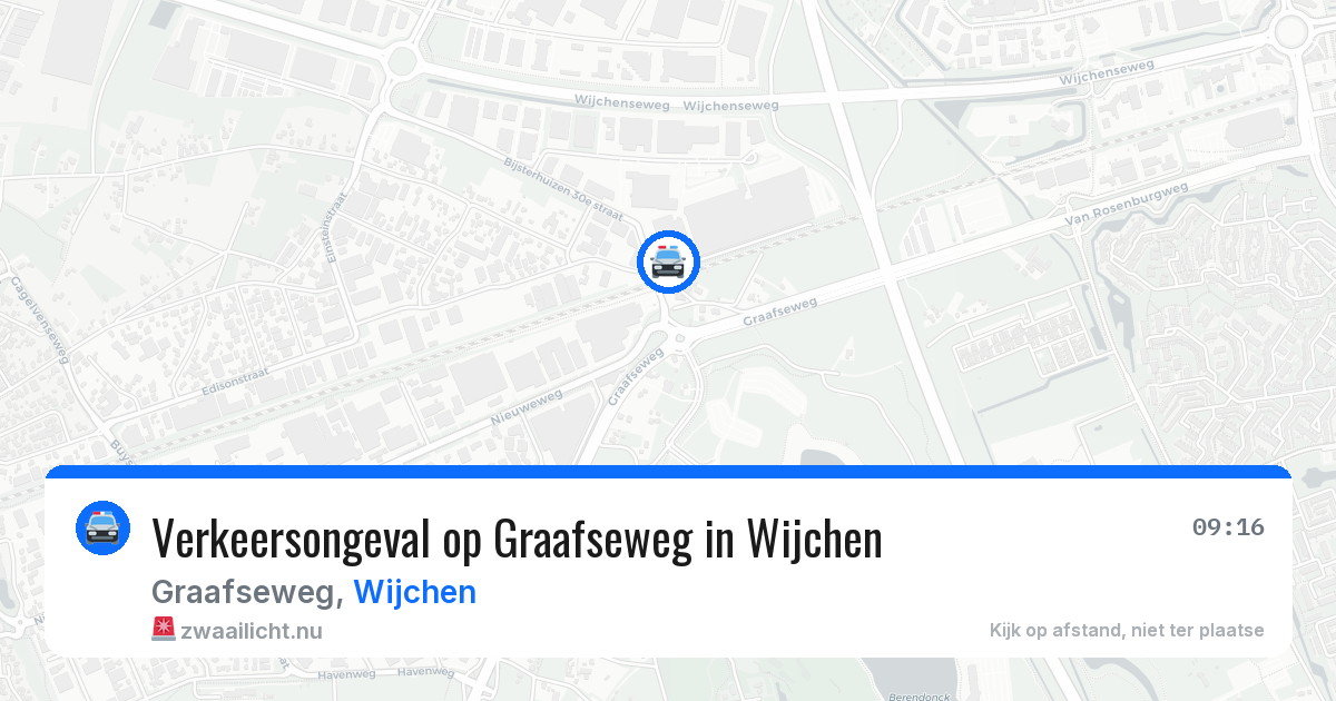 Verkeersongeval op Graafseweg in Wijchen — 13 jul 2026