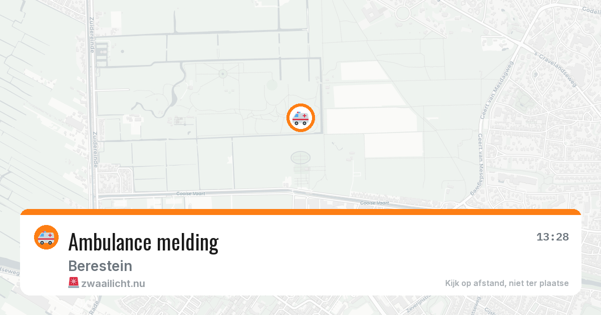 Ambulance melding — 26 jul 2026