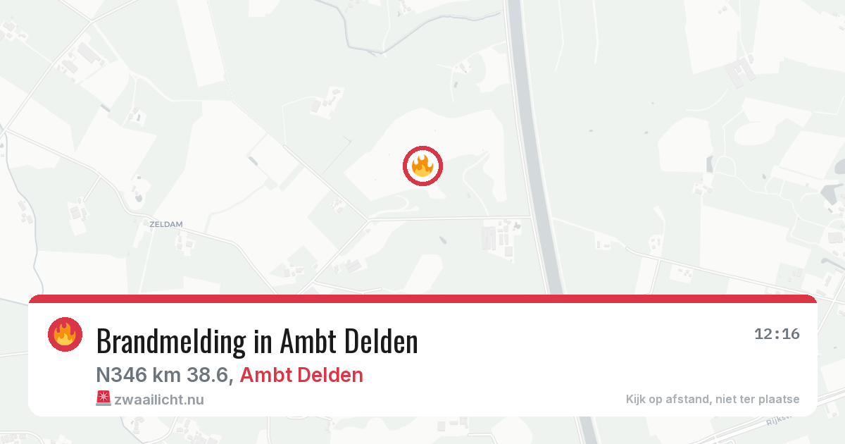 Brandmelding in Ambt Delden — 27 apr 2026
