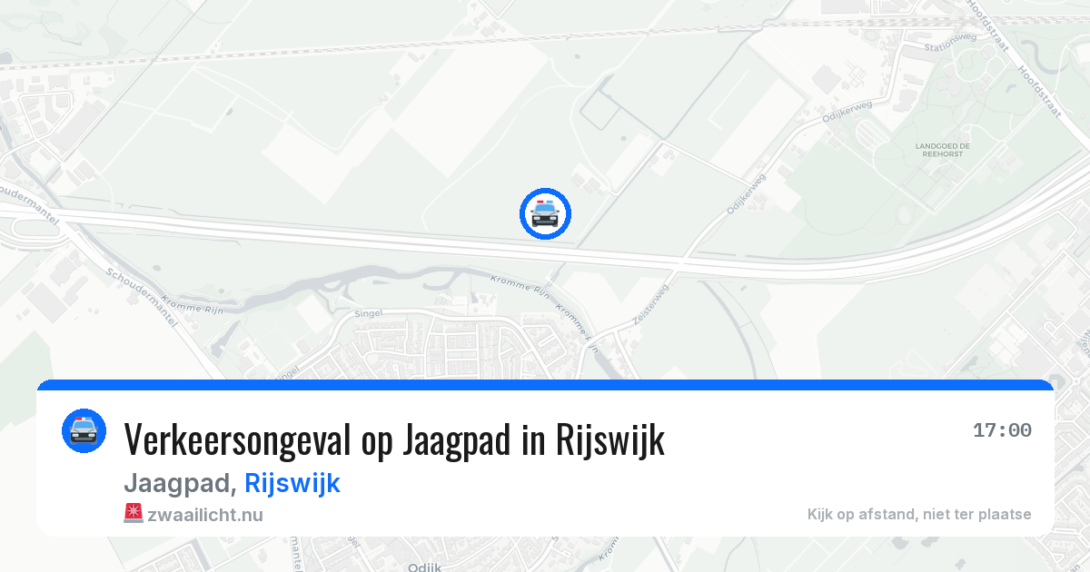 Verkeersongeval op Jaagpad in Rijswijk — 27 jan 2026