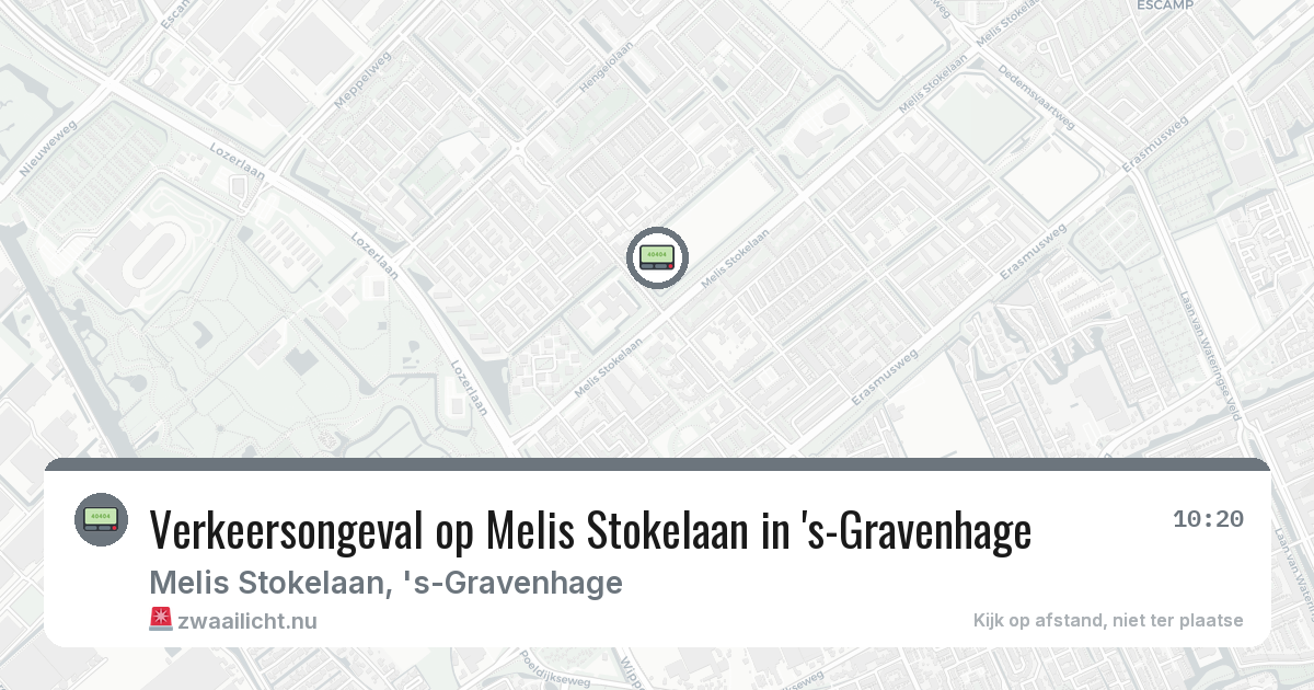 Verkeersongeval op Melis Stokelaan in 's-Gravenhage — 12 feb 2026