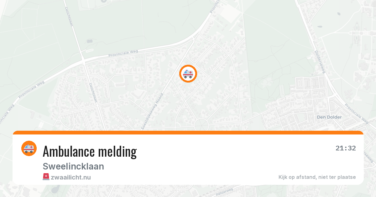 Ambulance melding — 22 jan 2026