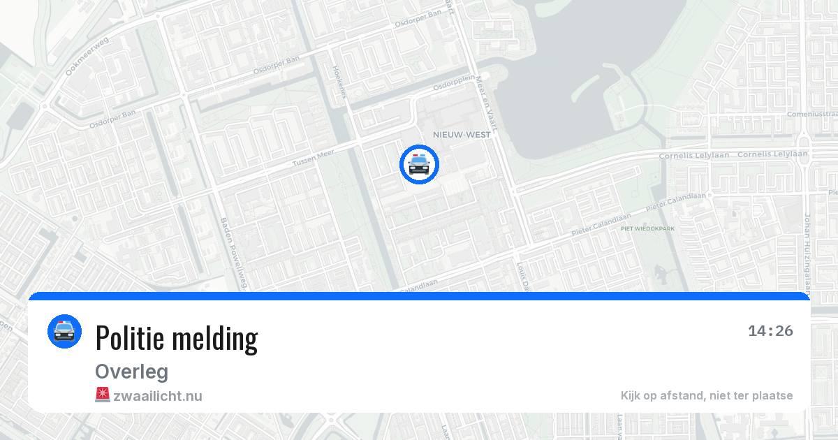 Politie melding — 19 mrt 2026