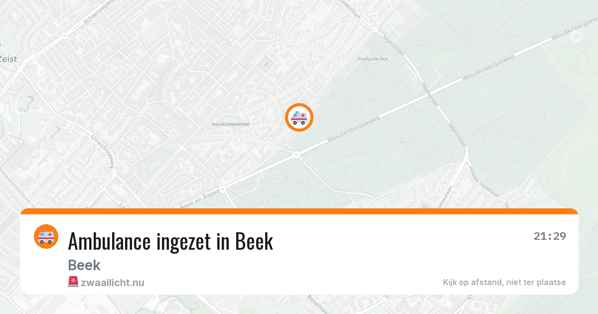 Ambulance ingezet in Beek — 11 apr 2026