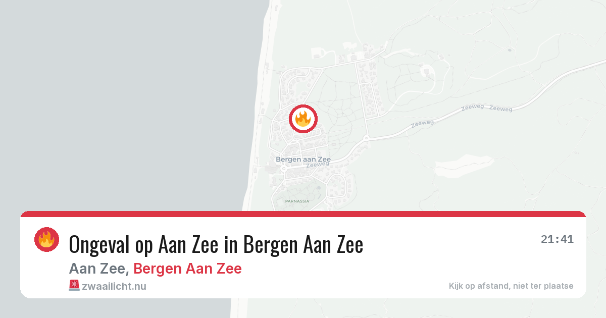 Ongeval op Aan Zee in Bergen Aan Zee — 28 mei 2026