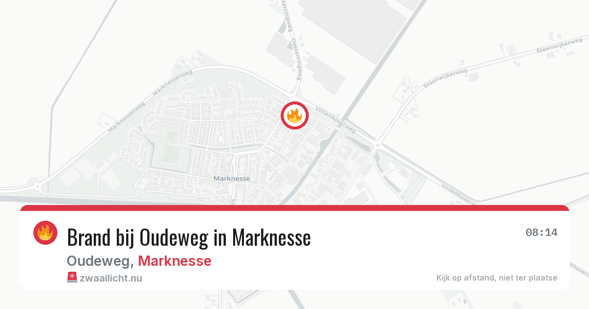 Brand bij Oudeweg in Marknesse — 18 feb 2026