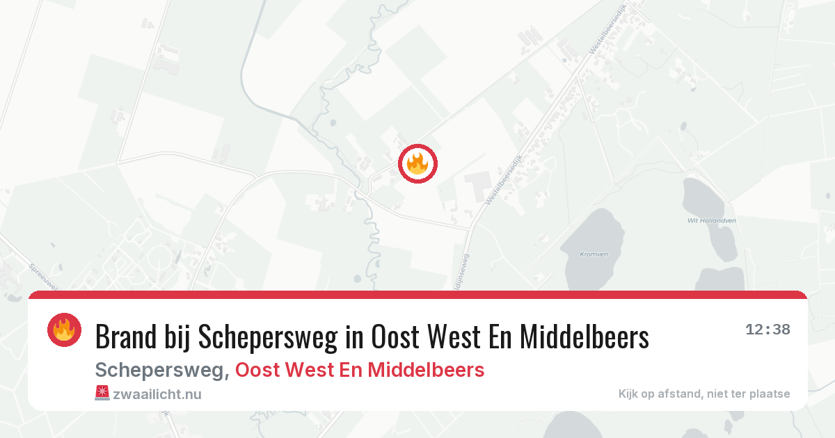 Brand bij Schepersweg in Oost West En Middelbeers — 24 jun 2026