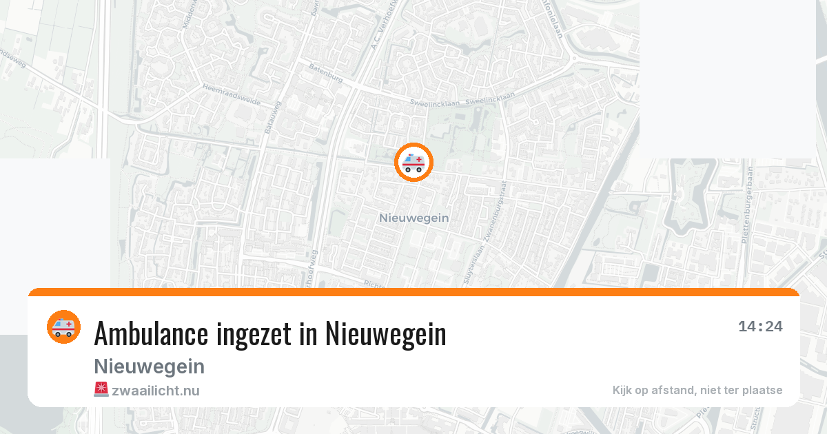 Ambulance ingezet in Nieuwegein — 10 jul 2026