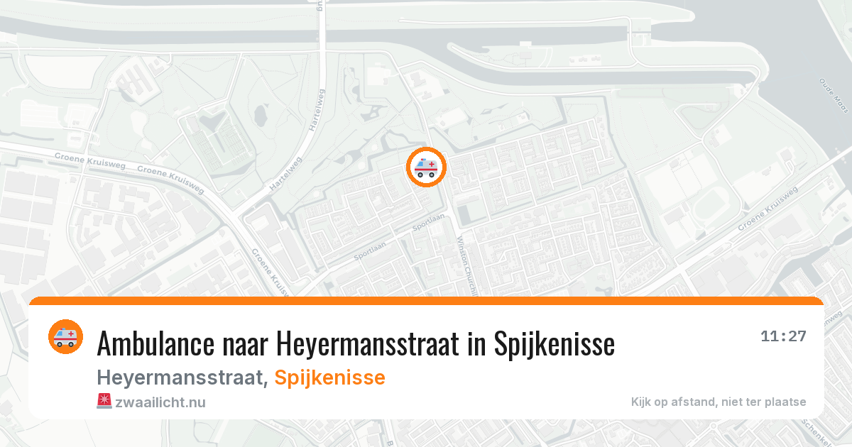Ambulance naar Heyermansstraat in Spijkenisse — 16 jul 2026