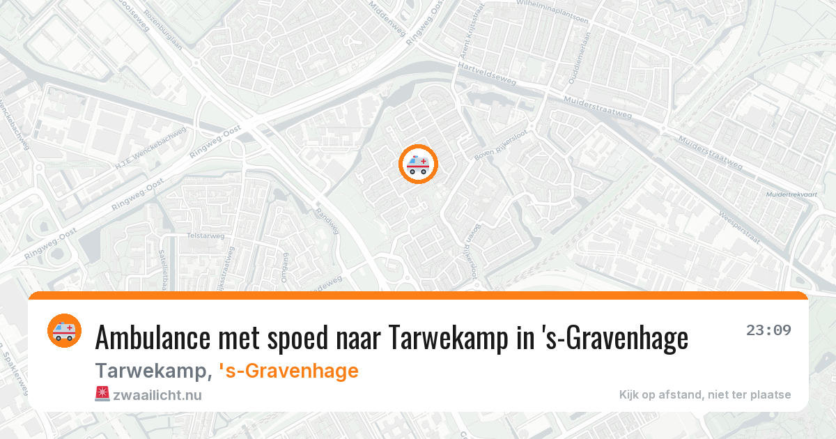 Ambulance met spoed naar Tarwekamp in 's-Gravenhage — 7 mrt 2026