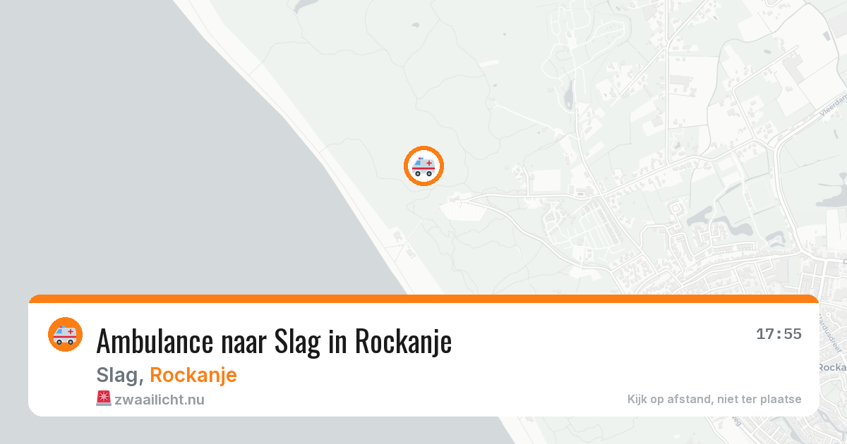 Ambulance naar Slag in Rockanje — 4 jun 2026