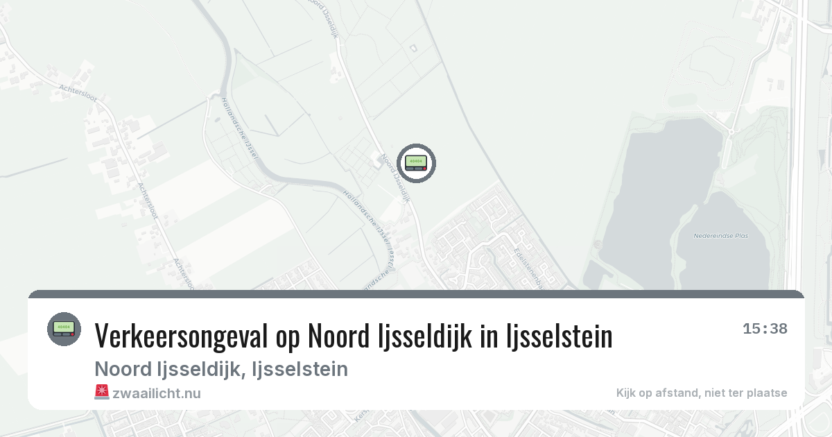 Verkeersongeval op Noord Ijsseldijk in Ijsselstein — 24 feb 2026