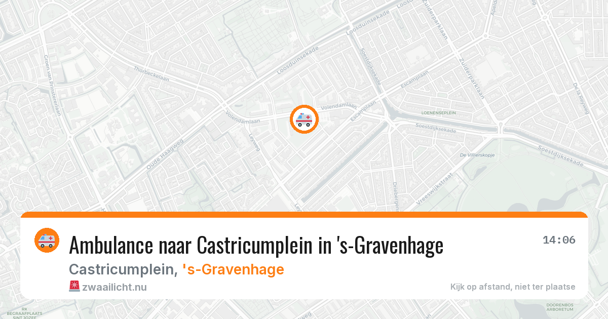 Ambulance naar Castricumplein in 's-Gravenhage — 27 mei 2026