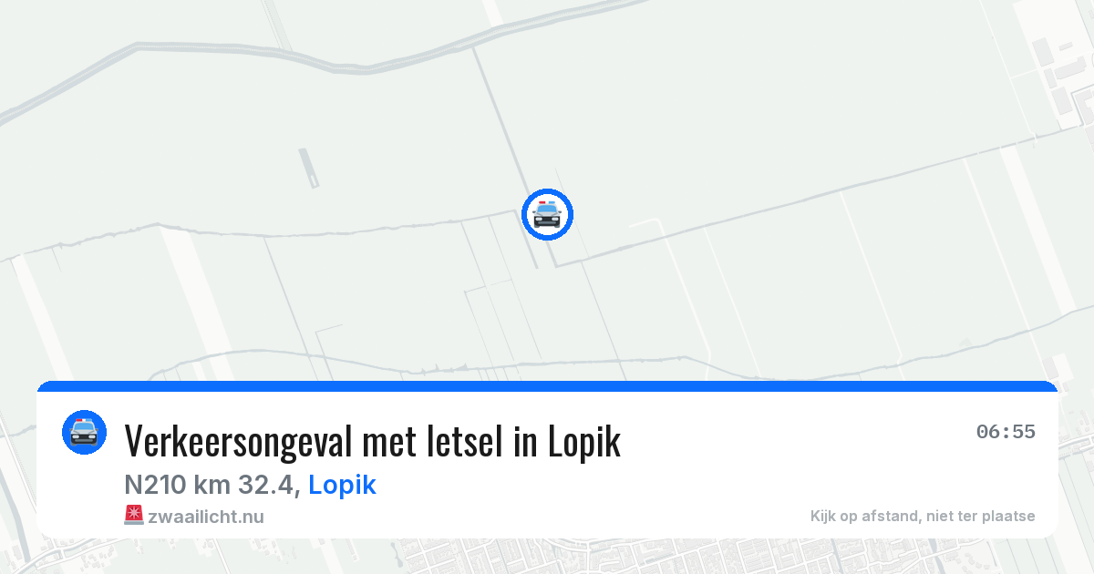 Verkeersongeval met letsel in Lopik — 25 jul 2026