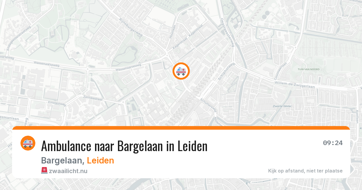 Ambulance naar Bargelaan in Leiden — 6 mei 2026