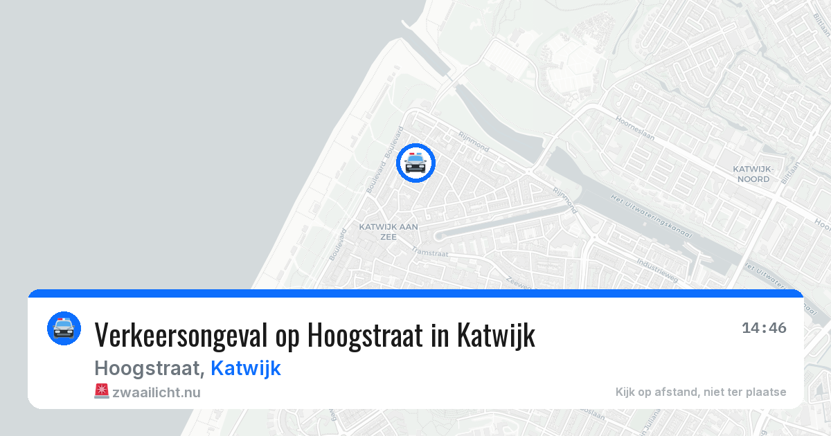 Verkeersongeval op Hoogstraat in Katwijk — 20 mrt 2026