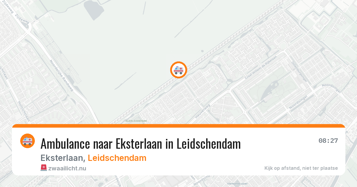 Ambulance naar Eksterlaan in Leidschendam — 30 mrt 2026