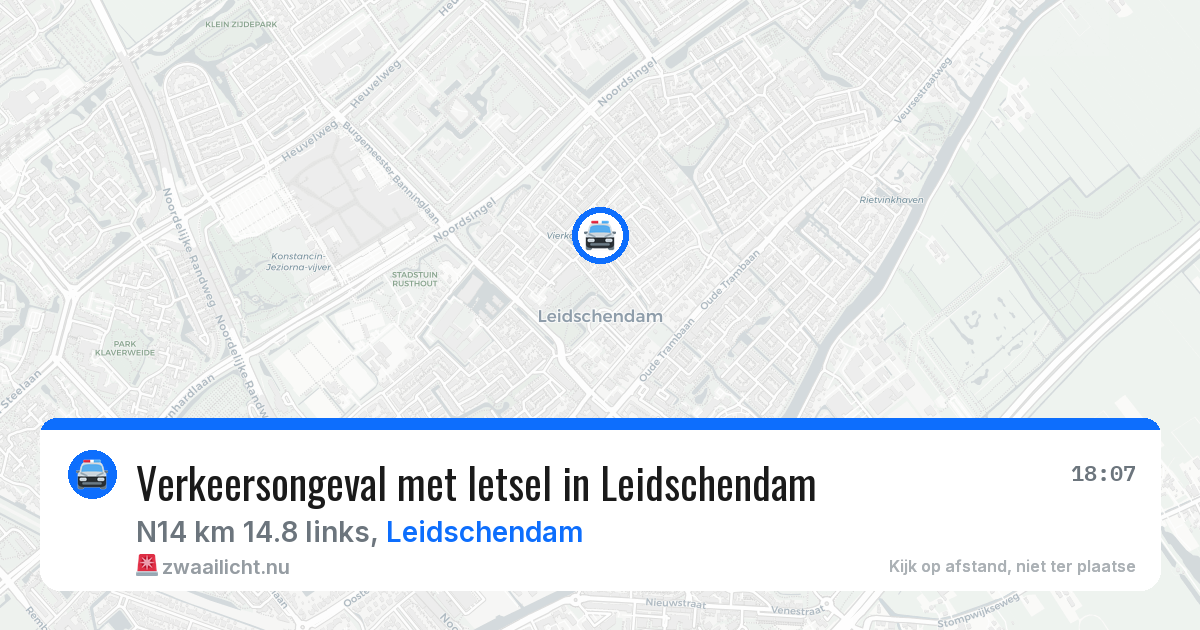 Verkeersongeval met letsel in Leidschendam — 14 jul 2026