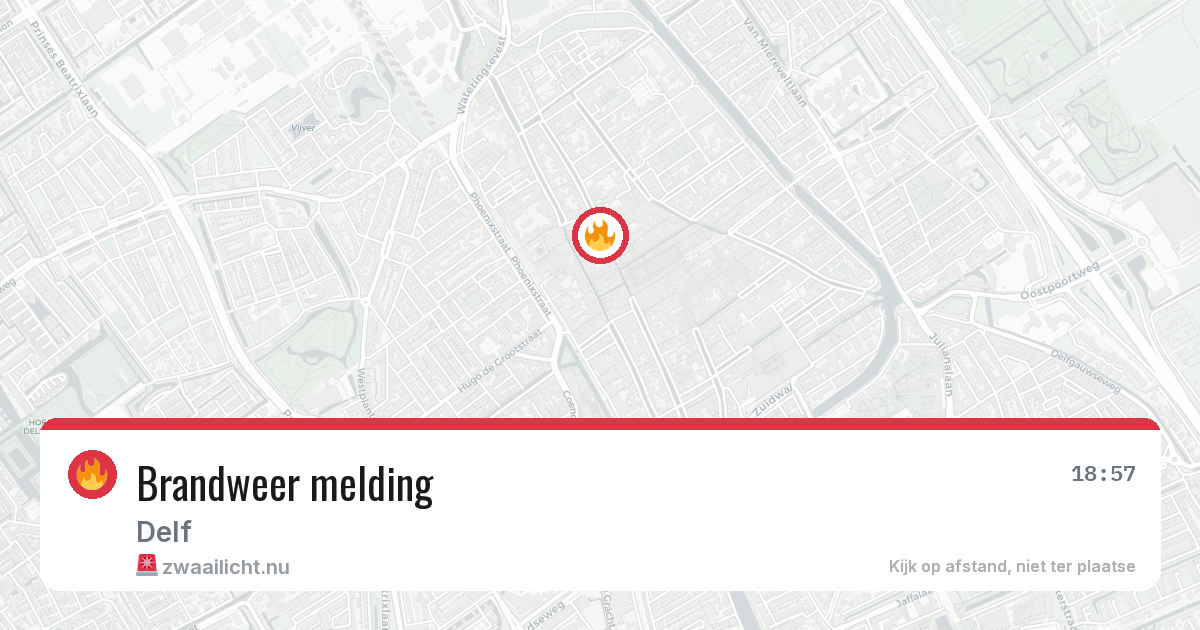 Brandweer melding — 11 mei 2026