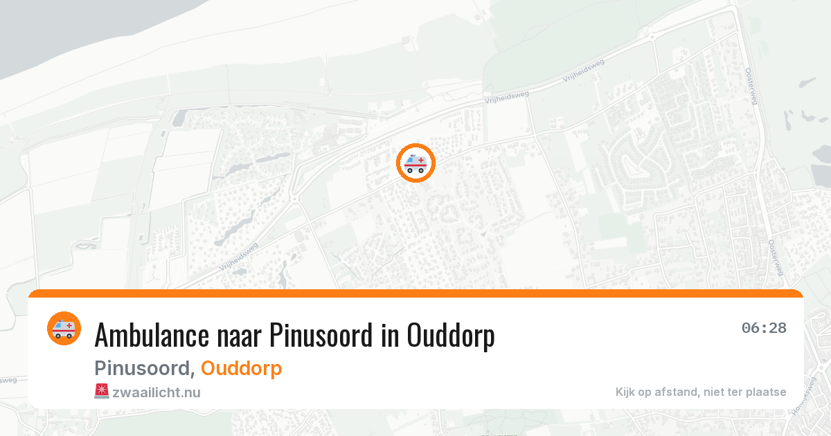 Ambulance naar Pinusoord in Ouddorp — 15 jul 2026