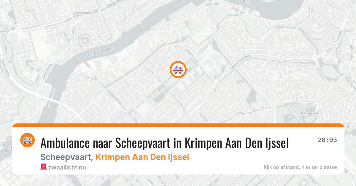 Ambulance naar Scheepvaart in Krimpen Aan Den Ijssel — 13 mei 2026