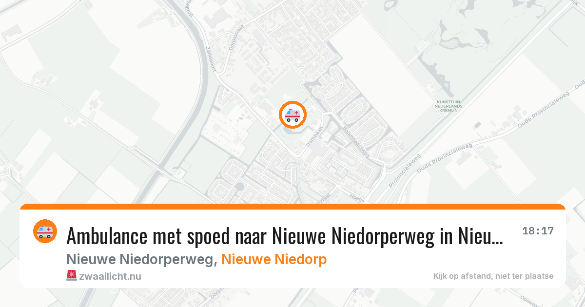 Ambulance met spoed naar Nieuwe Niedorperweg in Nieuwe Niedorp — 21 jul 2026