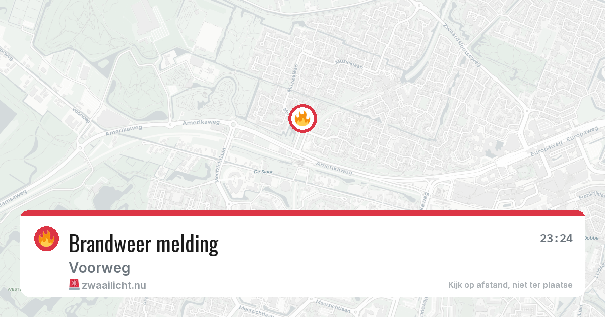 Brandweer melding — 11 jul 2026