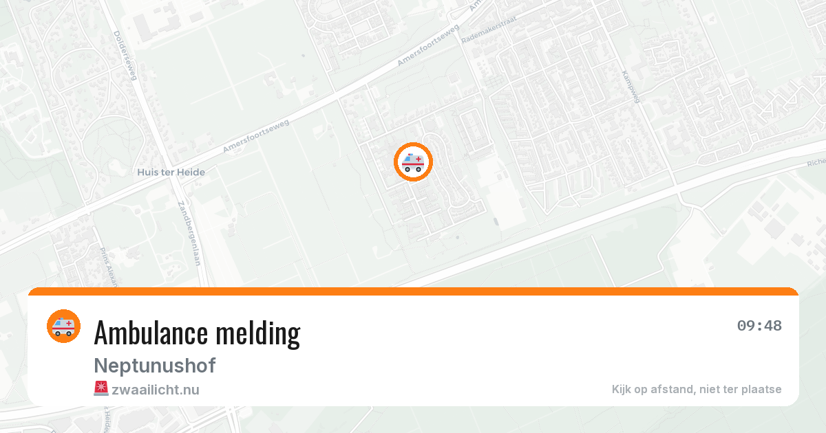 Ambulance melding — 12 apr 2026