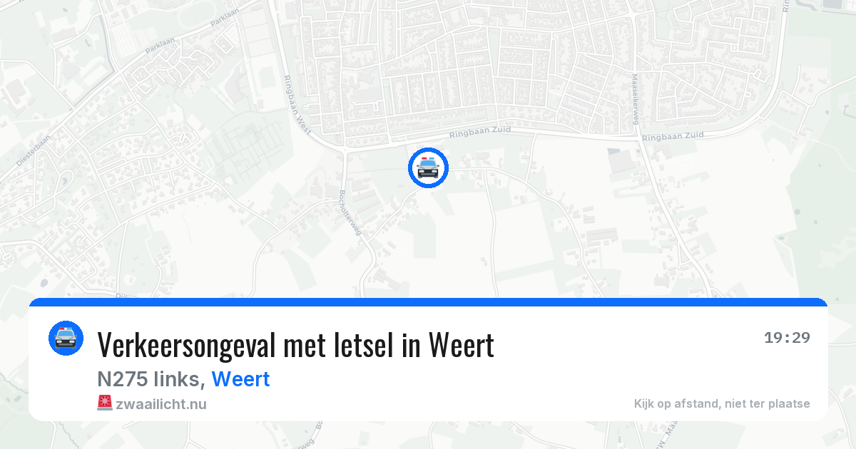 Verkeersongeval met letsel in Weert — 4 jun 2026