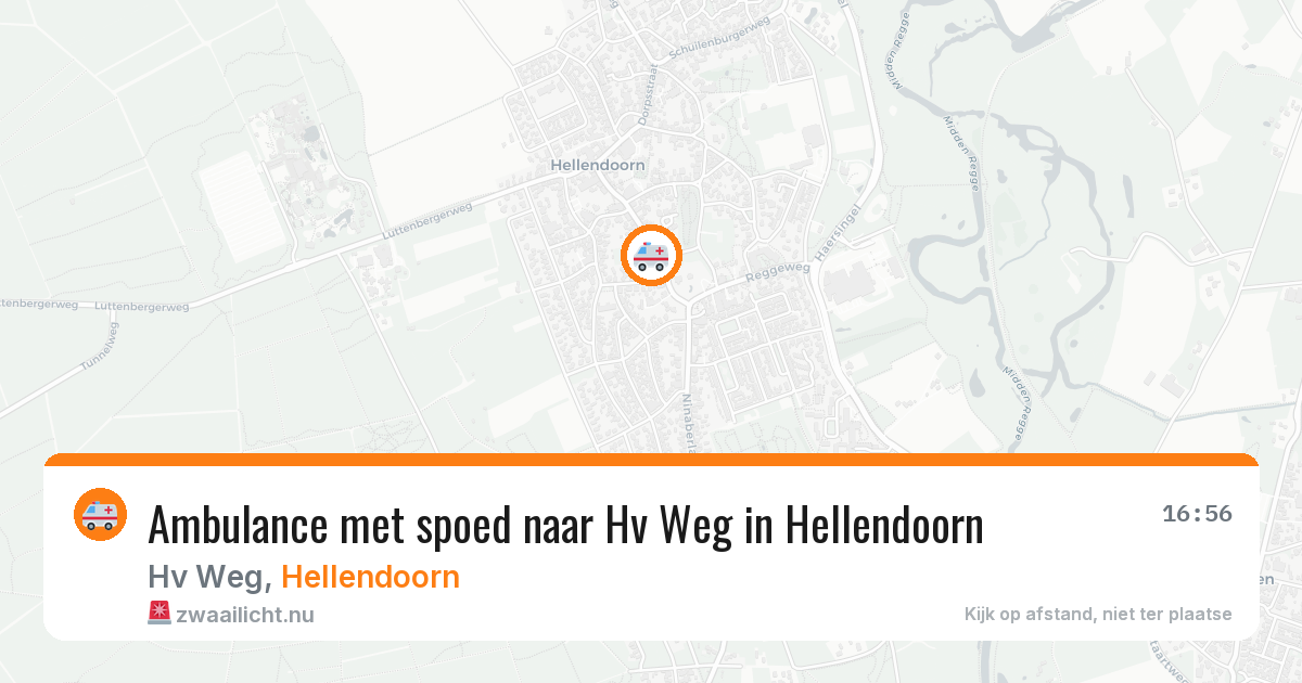 Ambulance met spoed naar Hv Weg in Hellendoorn — 9 jun 2026