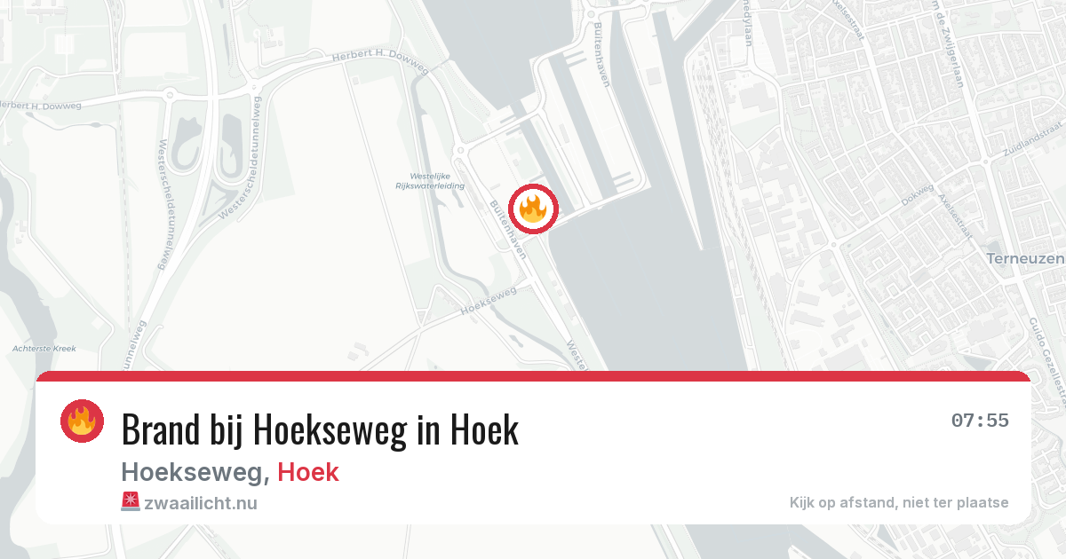 Brand bij Hoekseweg in Hoek — 20 mei 2026