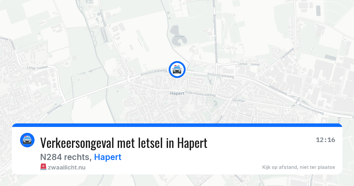 Verkeersongeval met letsel in Hapert — 4 mrt 2026