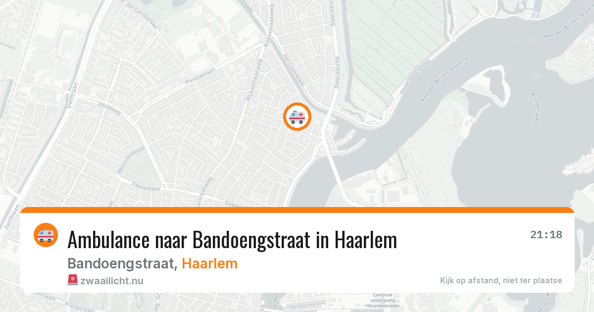 Ambulance naar Bandoengstraat in Haarlem — 11 jul 2026