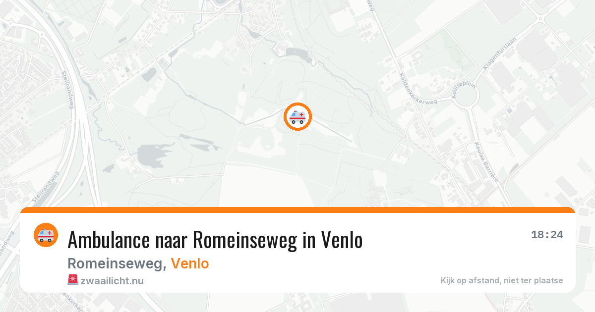 Ambulance naar Romeinseweg in Venlo — 11 jul 2026