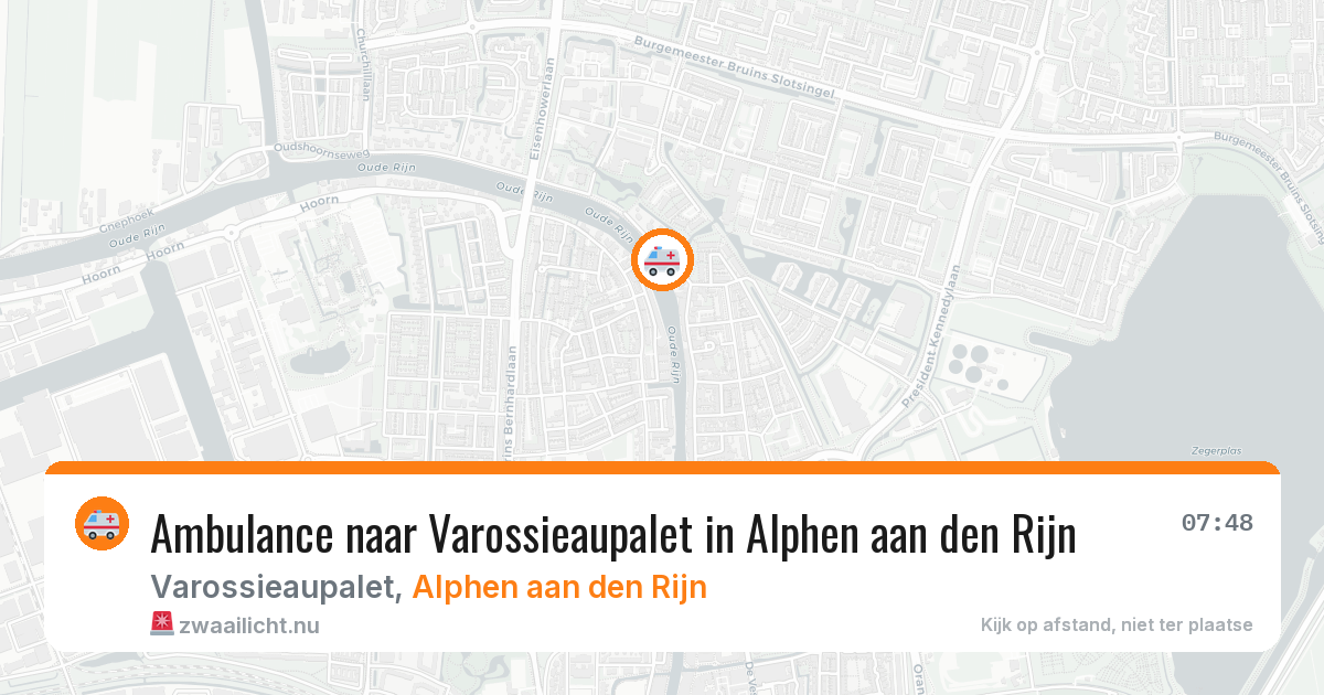 Ambulance naar Varossieaupalet in Alphen aan den Rijn — 24 jul 2026