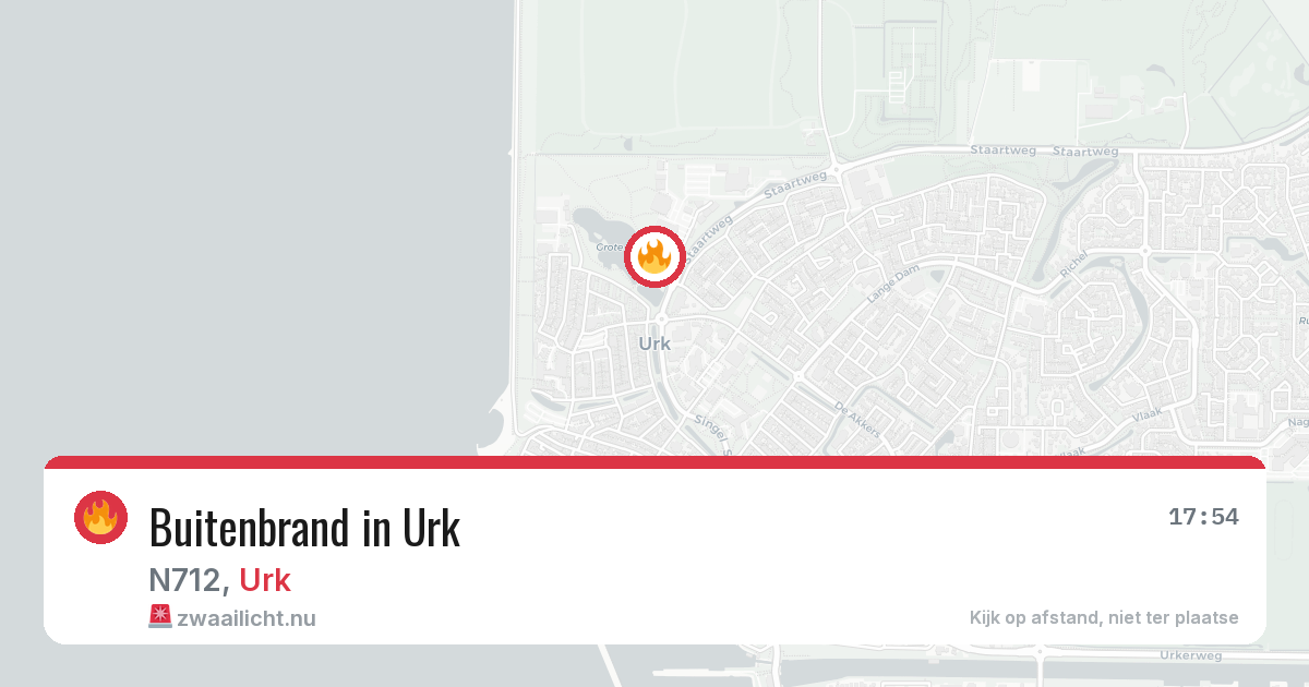 Buitenbrand in Urk — 27 apr 2026