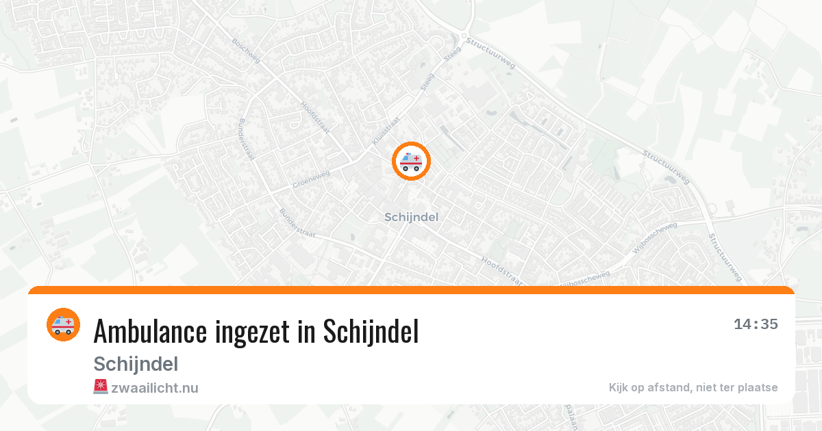 Ambulance ingezet in Schijndel — 23 mrt 2026