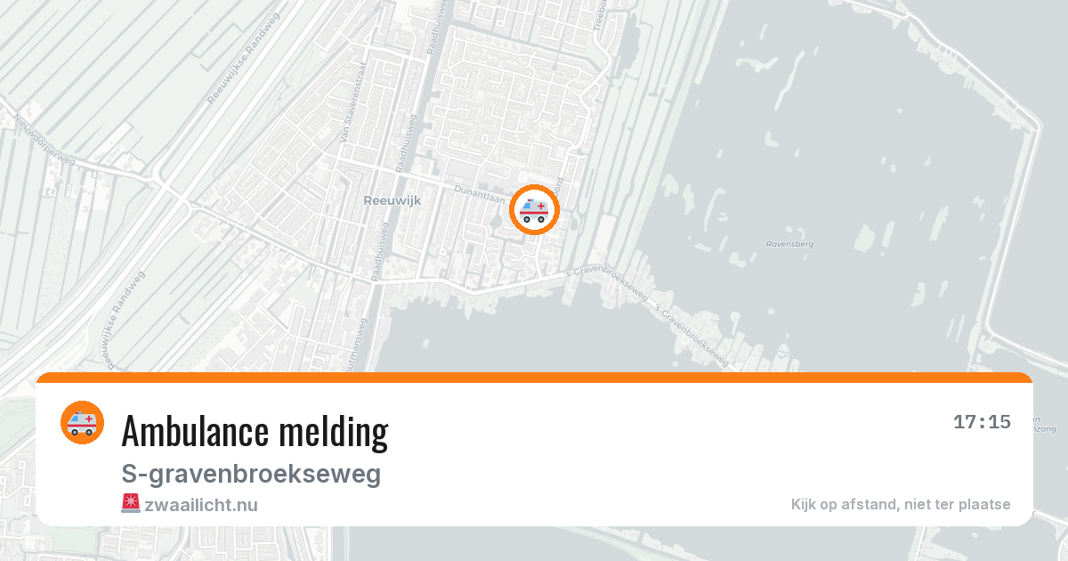 Ambulance melding — 16 jul 2026