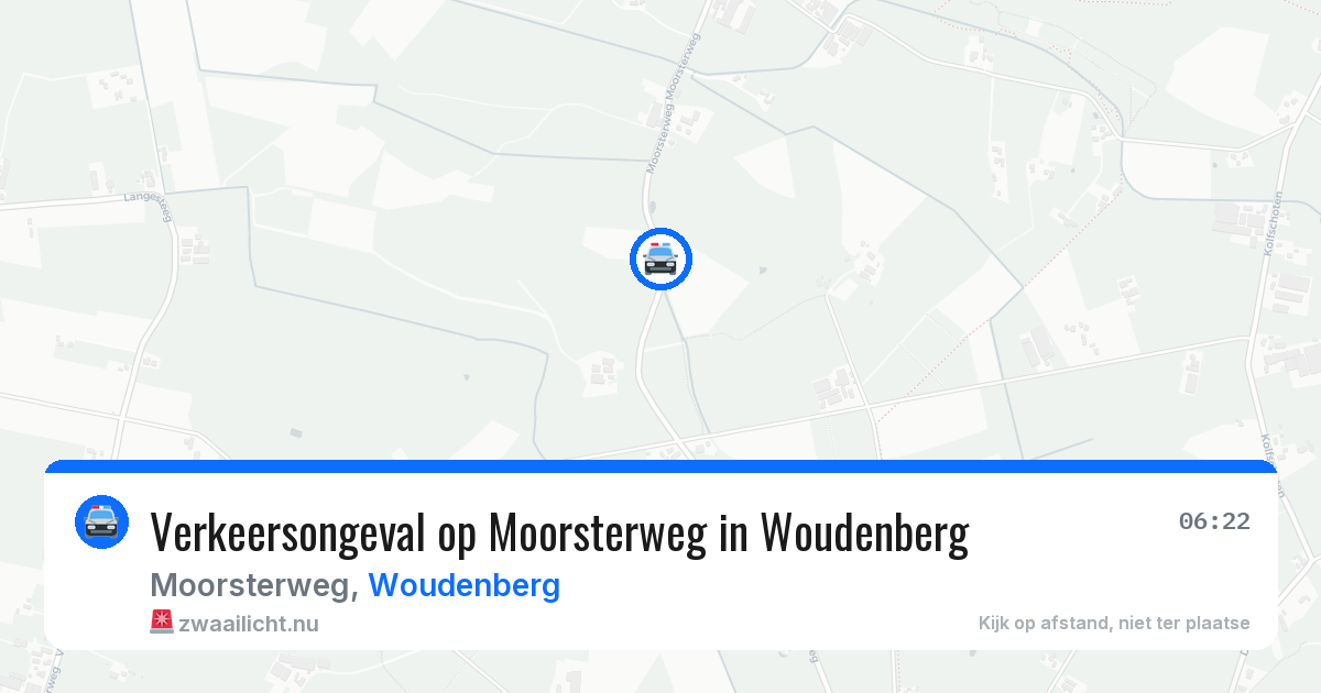 Verkeersongeval op Moorsterweg in Woudenberg — 3 mrt 2026