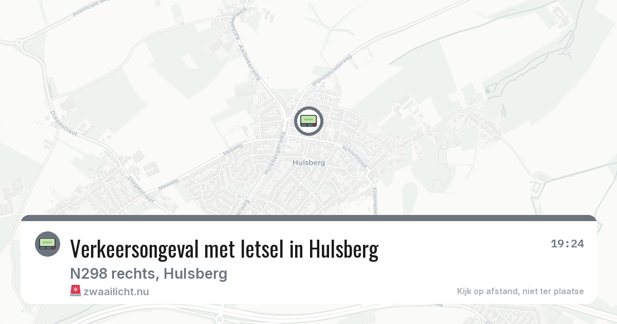 Verkeersongeval met letsel in Hulsberg — 23 jun 2026