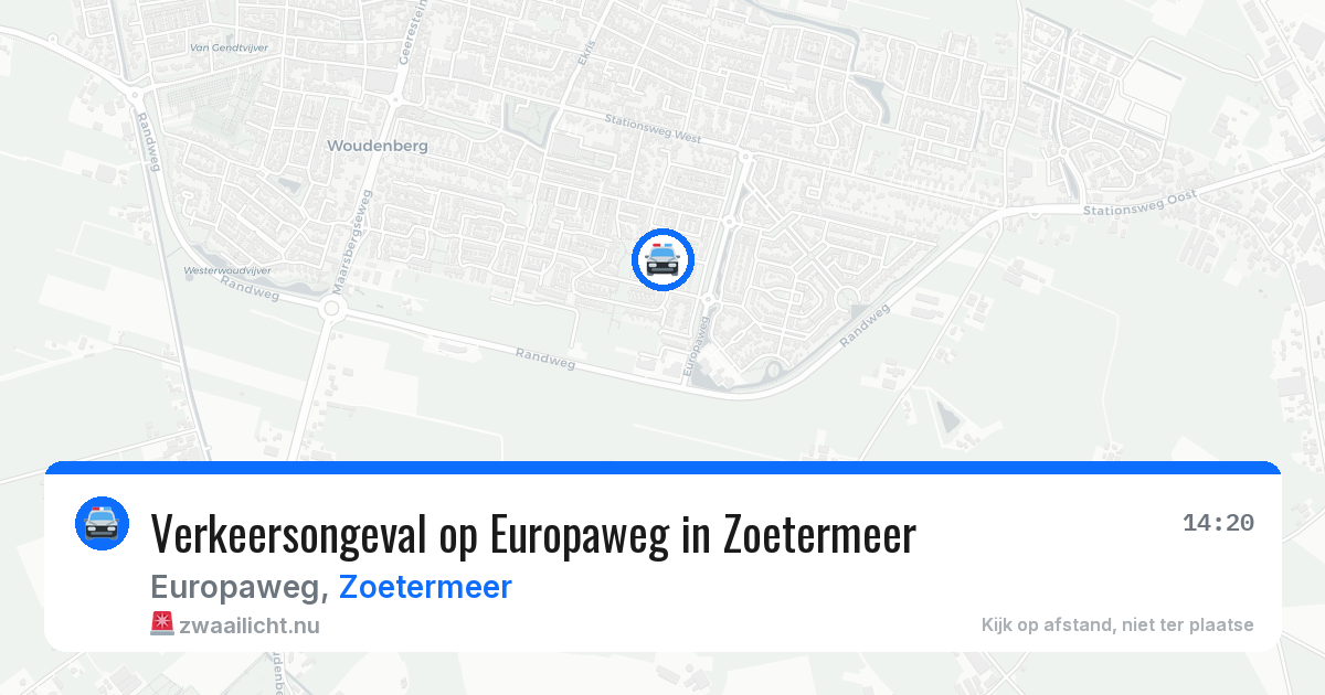 Verkeersongeval op Europaweg in Zoetermeer — 24 jan 2026
