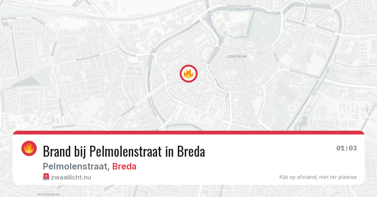 Brand bij Pelmolenstraat in Breda — 30 mei 2026