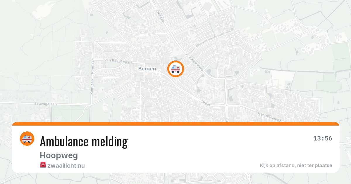 Ambulance melding — 21 jun 2026