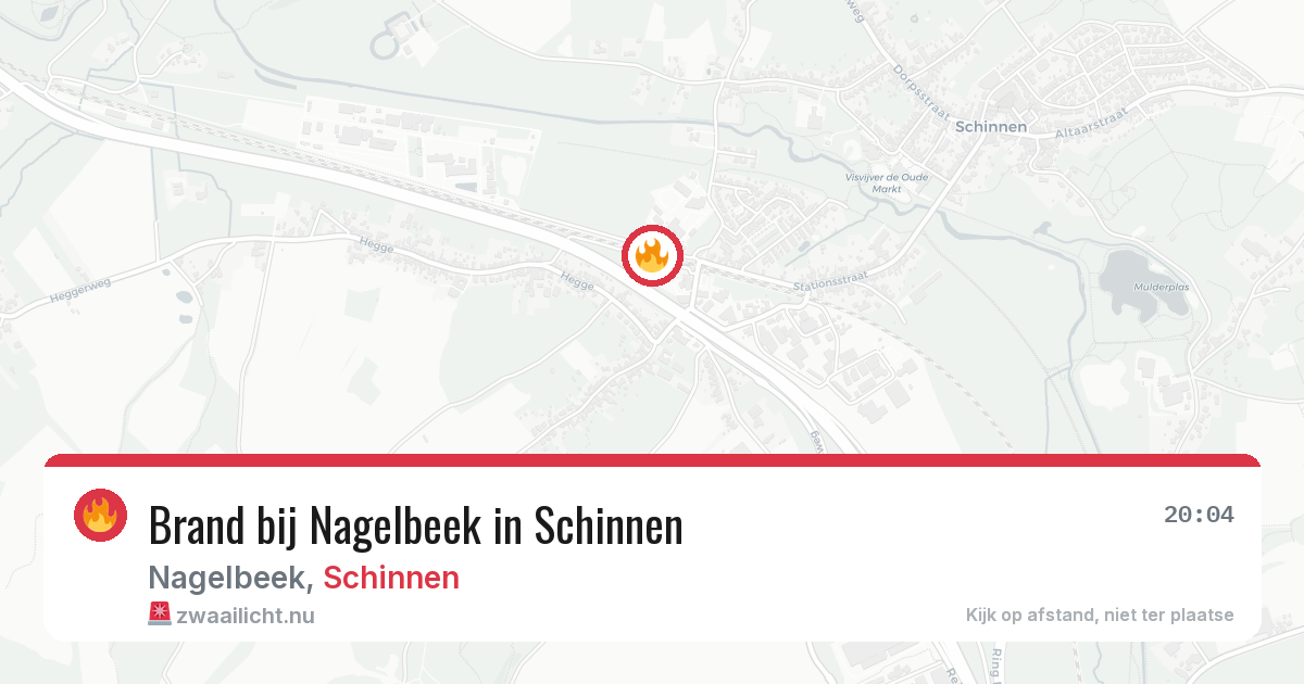Brand bij Nagelbeek in Schinnen — 18 jun 2026